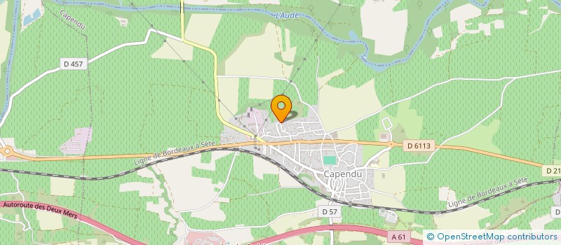 localisation de l'entreprise SCI JANRAMON  CAPENDU