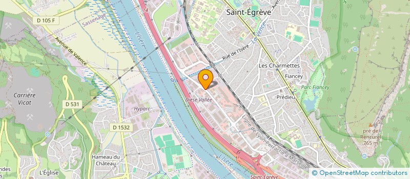 localisation de l'entreprise SCI JANREV  SAINT-EGREVE