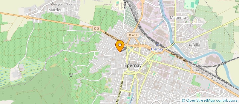 localisation de l'entreprise SCI JANROCHE à EPERNAY