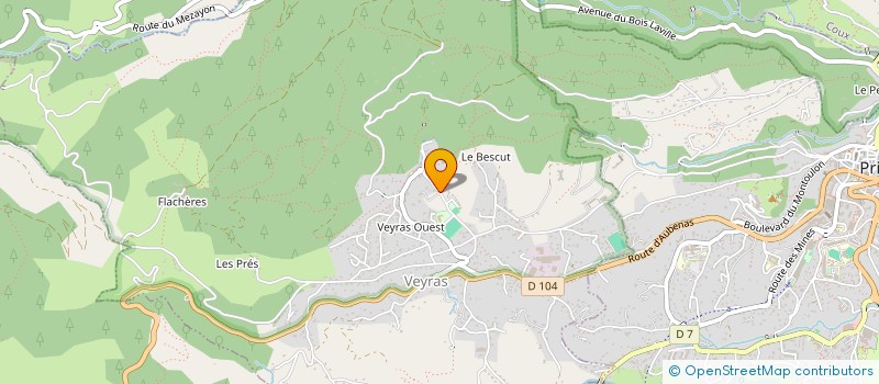 localisation de l'entreprise SCI JANS IMMO  VEYRAS