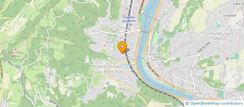 localisation de l'entreprise SCI JANSOL  COUZON-AU-MONT-D'OR