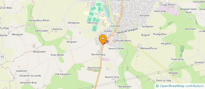 localisation de l'entreprise SCI JANTI  PLABENNEC