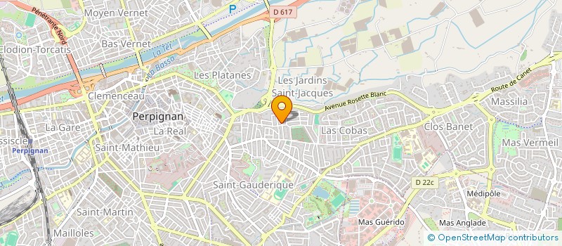 localisation de l'entreprise SCI JANTY  PERPIGNAN