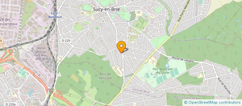 localisation de l'entreprise SCI JANUS à SUCY-EN-BRIE