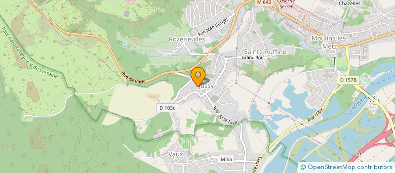 localisation de l'entreprise SCI JANUS  JUSSY