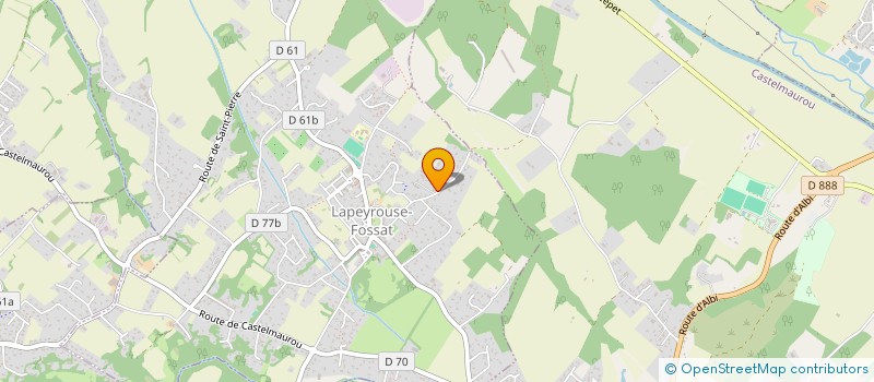 localisation de l'entreprise SCI JANVAL  LAPEYROUSE-FOSSAT