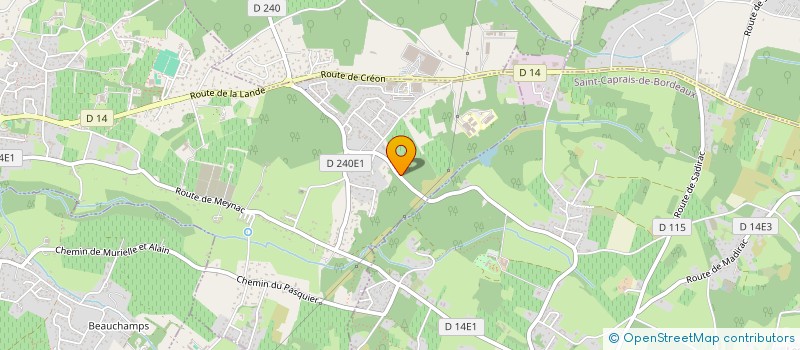 localisation de l'entreprise SCI JANVAL  CAMBLANES-ET-MEYNAC