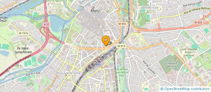 localisation de l'entreprise SCI JANVIER  METZ