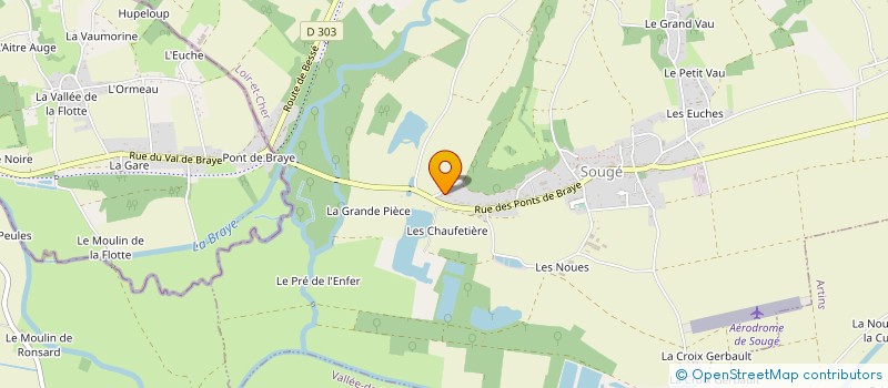 localisation de l'entreprise SCI JANVIER  SOUGE