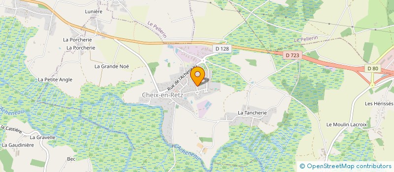 localisation de l'entreprise SCI JANVIER  CHEIX-EN-RETZ