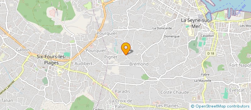 localisation de l'entreprise SCI JANVIER à LA SEYNE-SUR-MER