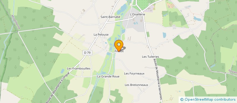 localisation de l'entreprise SCI JANVRIN à MOULIHERNE