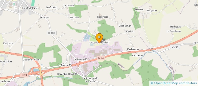 localisation de l'entreprise SCI JANY  MOREAC