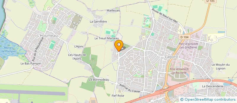 localisation de l'entreprise SCI JANY  LAGORD