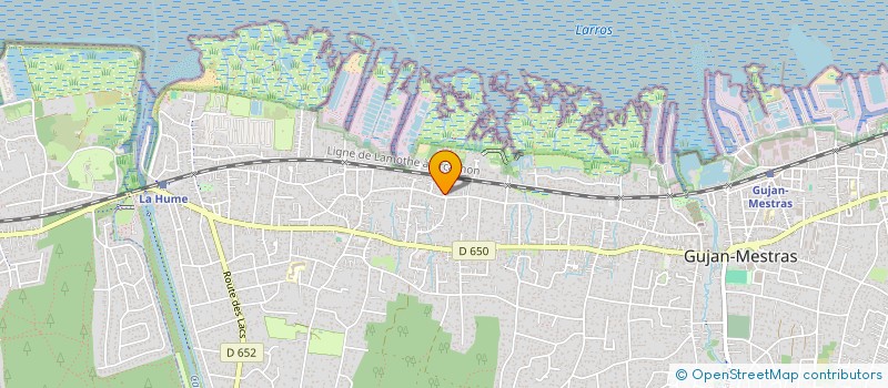 localisation de l'entreprise SCI JANY  GUJAN-MESTRAS