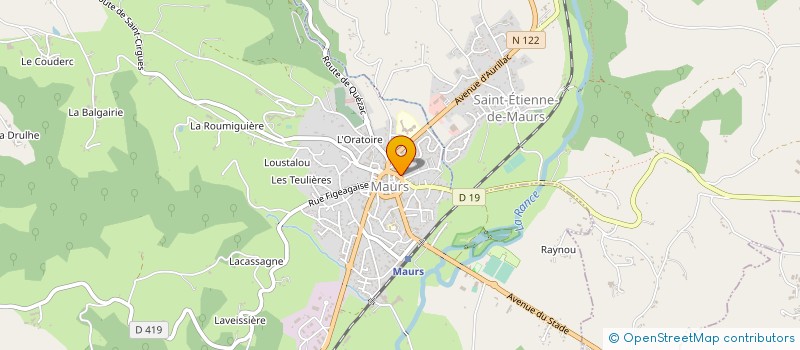 localisation de l'entreprise SCI JANY JANY à MAURS