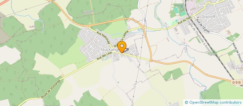 localisation de l'entreprise SCI JANYR  STUCKANGE