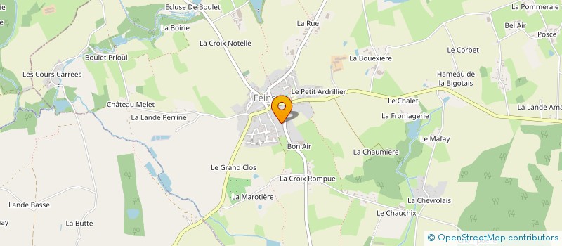 localisation de l'entreprise SCI JAOC  FEINS