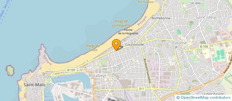 localisation de l'entreprise SCI JAP  SAINT-MALO