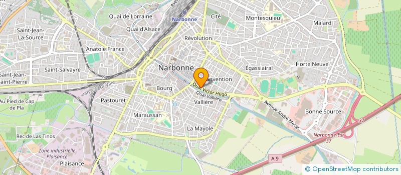 localisation de l'entreprise SCI JAP à NARBONNE