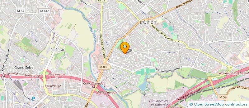 localisation de l'entreprise SCI JAP THINIERES à L'UNION