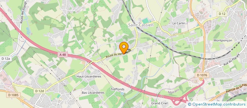 localisation de l'entreprise SCI JAPA  SAINT-CASSIEN