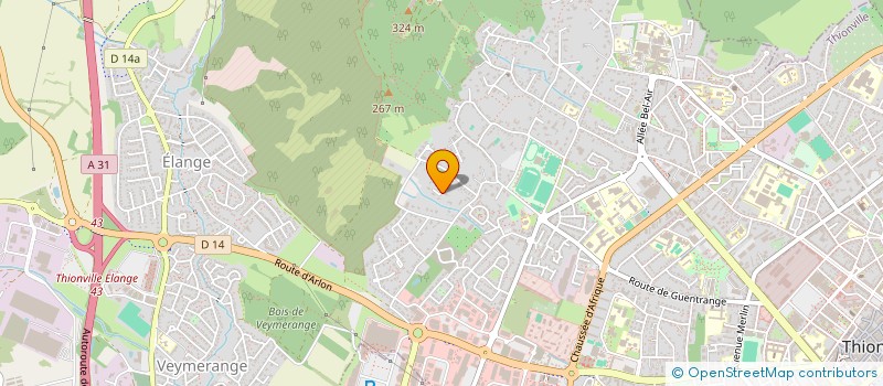 localisation de l'entreprise SCI JAPA à THIONVILLE