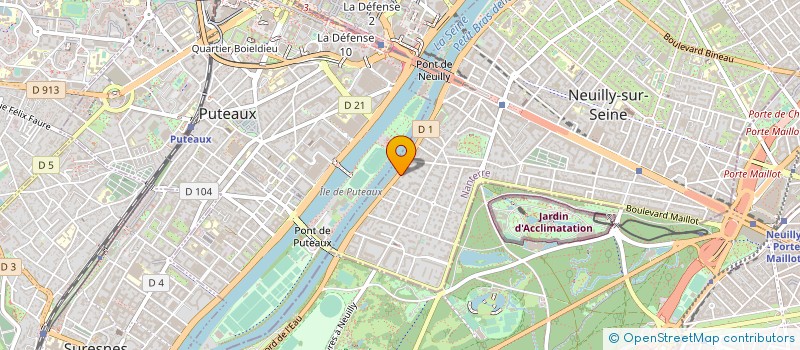 localisation de l'entreprise SCI JAPA à NEUILLY-SUR-SEINE