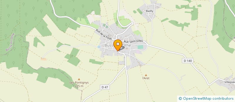 localisation de l'entreprise SCI JAPA CHABLIS  BUSSY-EN-OTHE