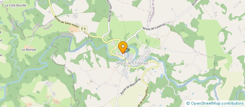 localisation de l'entreprise SCI JAPAF  SEGUR-LE-CHATEAU