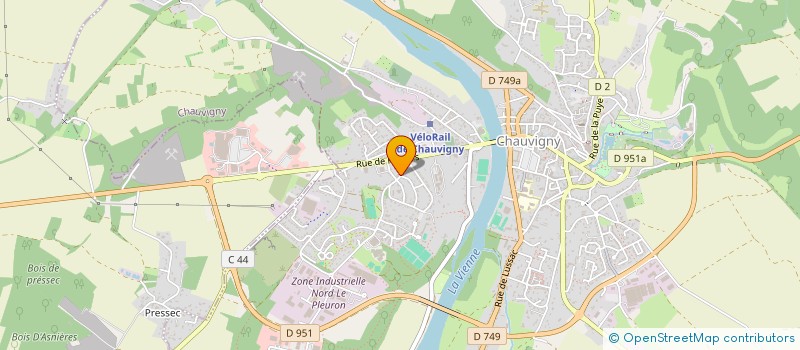 localisation de l'entreprise SCI JAPAM  CHAUVIGNY