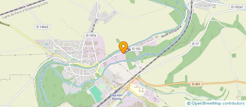 localisation de l'entreprise SCI JAPANIFA  LIZY-SUR-OURCQ