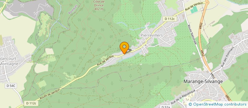 localisation de l'entreprise SCI JAPCY  PIERREVILLERS