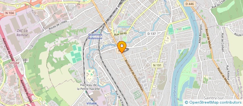 localisation de l'entreprise SCI JAPER à CORBEIL-ESSONNES