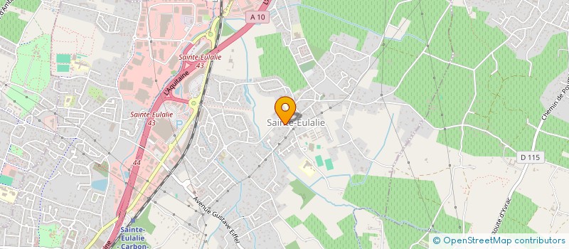 localisation de l'entreprise SCI JAPHALMER à SAINTE-EULALIE
