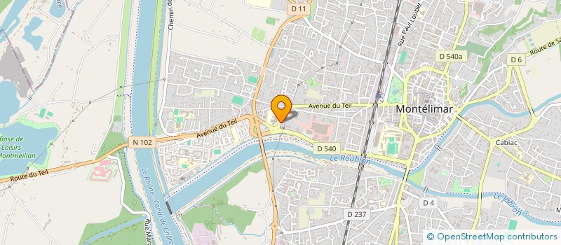 localisation de l'entreprise SCI JAPI à MONTELIMAR