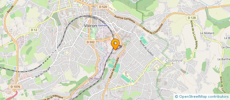 localisation de l'entreprise SCI JAPIE à VOIRON