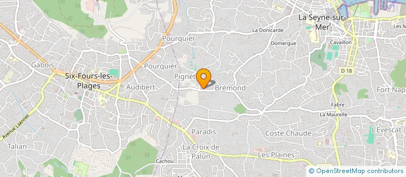 localisation de l'entreprise SCI JAPILOU à LA SEYNE-SUR-MER