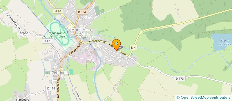localisation de l'entreprise SCI JAPIMO à LA PORTE DU DER
