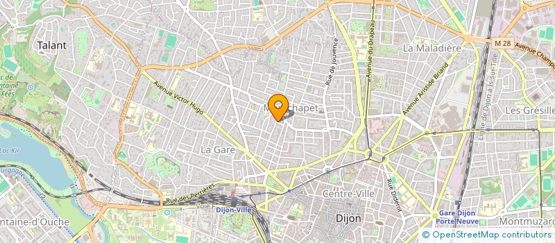 localisation de l'entreprise SCI JAPISACRI à DIJON