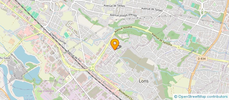 localisation de l'entreprise SCI JAPPELOUP  LESCAR