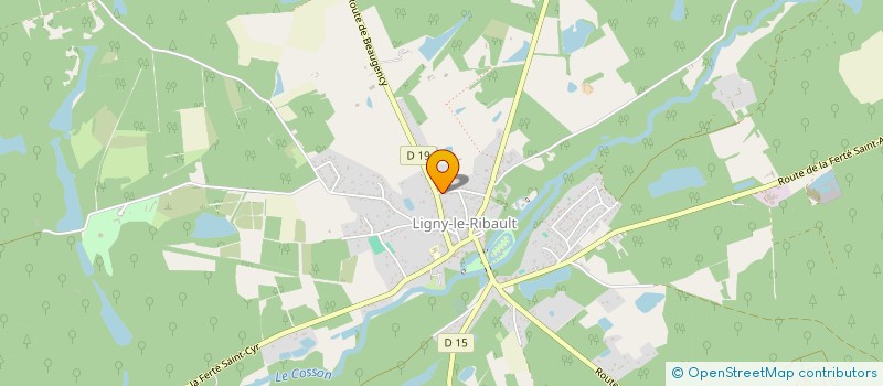 localisation de l'entreprise SCI JAPPY à LIGNY-LE-RIBAULT