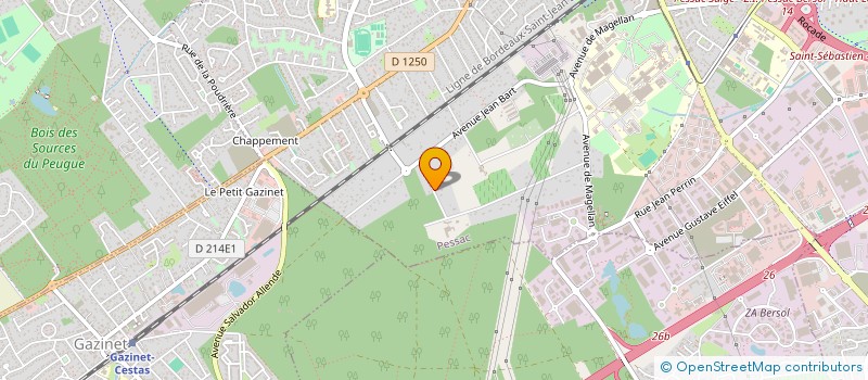 localisation de l'entreprise SCI JAPRESCI  PESSAC