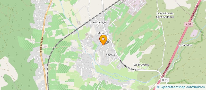 localisation de l'entreprise SCI JAPROV  LE LUC