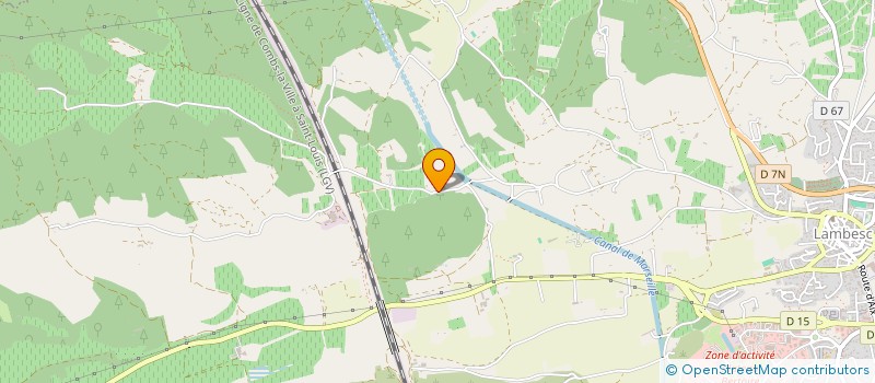 localisation de l'entreprise SCI JAQUAL  LAMBESC