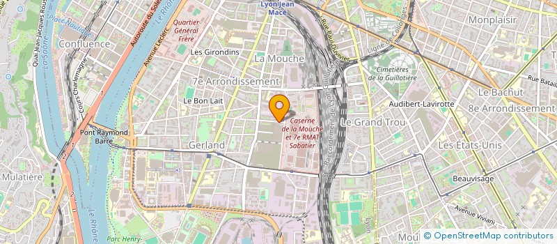 localisation de l'entreprise SCI JAQUAR  LYON