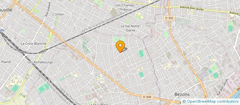 localisation de l'entreprise SCI JAR  HOUILLES