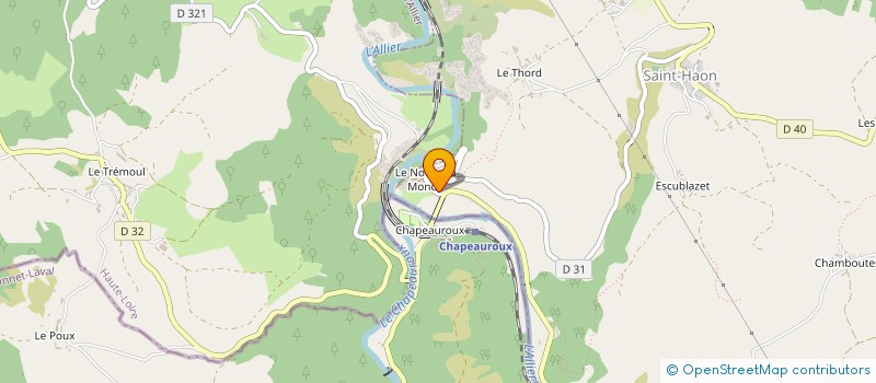 localisation de l'entreprise SCI JAR  SAINT-HAON