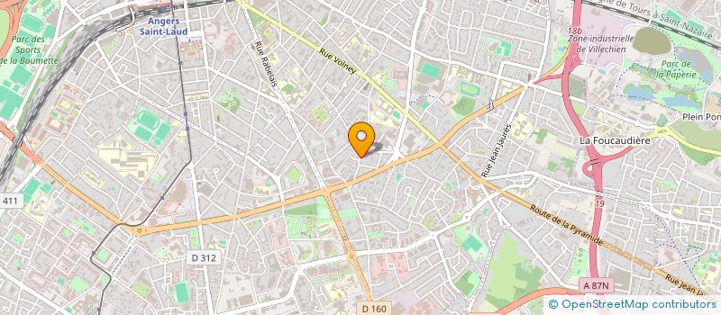 localisation de l'entreprise SCI JARA à ANGERS
