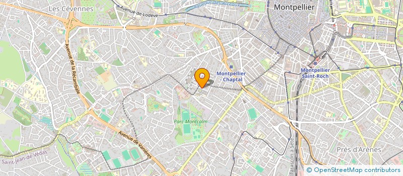 localisation de l'entreprise SCI JARC à MONTPELLIER